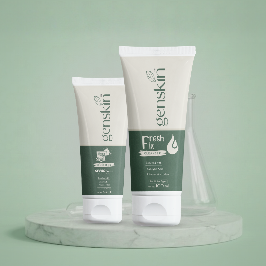 Minimal Routine → Cleanser + Sunscreen