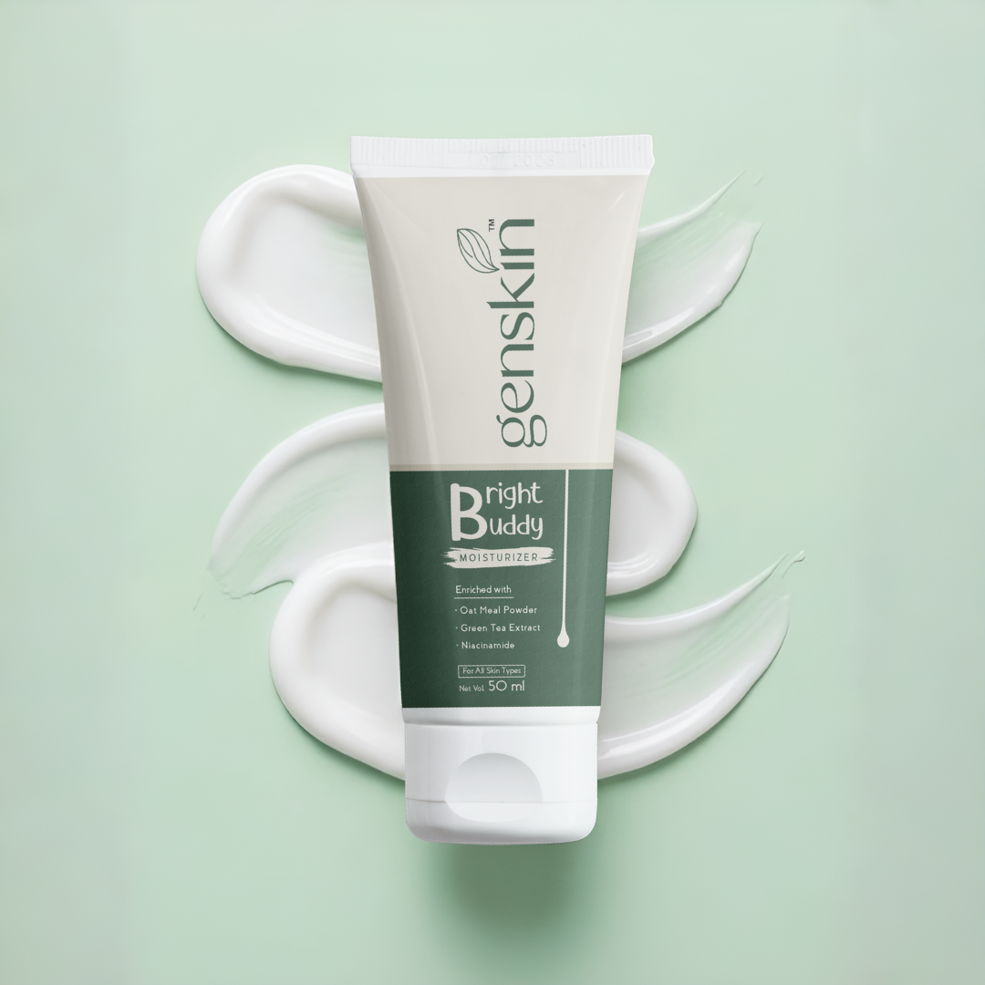 Bright Buddy Moisturizer Enriched with Oat Meal, Green Tea Extract and Niacinamide