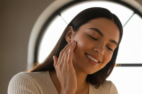 Adult skincare portrait